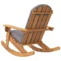 Adirondack rocking chair with solid acacia wood cushions by , Garden chairs - Ref: Foro24-360037, Price: 181,28 €, Discount: %