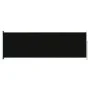 Retractable black garden side awning 200x600 cm by , Umbrellas - Ref: Foro24-317970, Price: 109,17 €, Discount: %