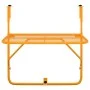 Mesa de balcón acero amarillo 60x40 cm de , Mesas de jardín - Ref: Foro24-340920, Precio: 53,35 €, Descuento: %