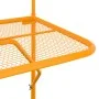 Balcony table, yellow steel, 60x40 cm by , Garden tables - Ref: Foro24-340920, Price: 53,35 €, Discount: %