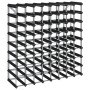 Flaschenregal für 72 Flaschen massives Kiefernholz schwarz von , Weinregale - Ref: Foro24-325916, Preis: 127,22 €, Rabatt: %