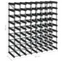 Solid black pine wood wine rack for 72 bottles by , Wine racks - Ref: Foro24-325916, Price: 124,98 €, Discount: %