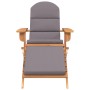 Silla de jardín Adirondack con reposapiés madera maciza acacia de , Sillas de jardín - Ref: Foro24-360034, Precio: 207,96 €, ...