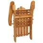 Adirondack-Gartenstuhl mit Fußstütze aus massivem Akazienholz von , Gartenstühle - Ref: Foro24-360034, Preis: 202,98 €, Rabat...