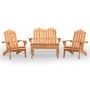 Adirondack garden furniture set 4 pieces acacia wood by , Garden sets - Ref: Foro24-3152130, Price: 413,13 €, Discount: %