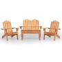 Adirondack Gartenmöbel-Set 4-teilig aus Akazienholz von , Gartensets - Ref: Foro24-3152130, Preis: 421,58 €, Rabatt: %