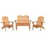 Adirondack garden furniture set 4 pieces acacia wood by , Garden sets - Ref: Foro24-3152130, Price: 413,13 €, Discount: %