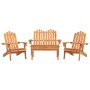 Adirondack Gartenmöbel-Set 4-teilig aus Akazienholz von , Gartensets - Ref: Foro24-3152130, Preis: 421,58 €, Rabatt: %