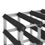 Wine rack for 12 bottles solid black pine wood by , Wine racks - Ref: Foro24-325913, Price: 30,18 €, Discount: %