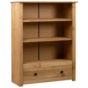 Bücherregal aus massivem Kiefernholz im Panama-Stil, 80 x 35 x 110 cm von vidaXL, Bücherregale und Regale - Ref: Foro24-28266...