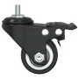 Black iron swivel wheels 4 units 35 mm by , Wheels - Ref: Foro24-365494, Price: 22,57 €, Discount: %