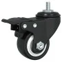 Black iron swivel wheels 4 units 35 mm by , Wheels - Ref: Foro24-365494, Price: 22,57 €, Discount: %