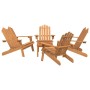 Adirondack Gartenmöbel-Set 5-teilig aus Akazienholz von , Gartensets - Ref: Foro24-3152136, Preis: 559,21 €, Rabatt: %