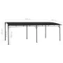 Anthracite gray garden parasol awning 6x3x2.55 m by , Tents and gazebos - Ref: Foro24-47980, Price: 348,10 €, Discount: %