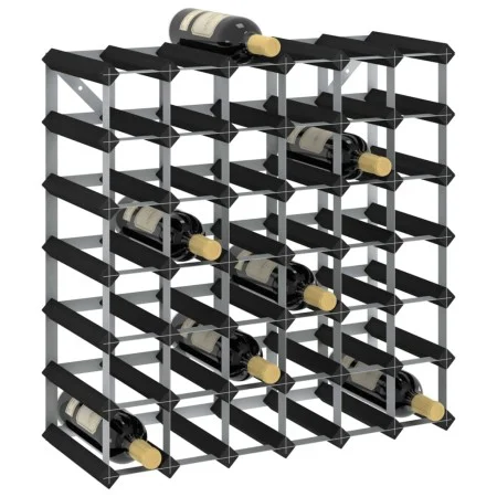Botellero para 42 botellas madera maciza de pino negro de , Botelleros - Ref: Foro24-325915, Precio: 76,44 €, Descuento: %