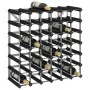 Botellero para 42 botellas madera maciza de pino negro de , Botelleros - Ref: Foro24-325915, Precio: 76,44 €, Descuento: %