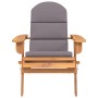 Adirondack-Gartenstuhl mit Kissen aus massivem Akazienholz von , Gartenstühle - Ref: Foro24-360032, Preis: 180,58 €, Rabatt: %
