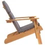 Adirondack garden chair with solid acacia wood cushions by , Garden chairs - Ref: Foro24-360032, Price: 179,41 €, Discount: %