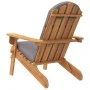 Adirondack garden chair with solid acacia wood cushions by , Garden chairs - Ref: Foro24-360032, Price: 179,41 €, Discount: %