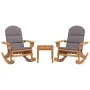 Adirondack Gartenmöbel-Set 3-teilig aus Akazienholz von , Gartensets - Ref: Foro24-3152129, Preis: 391,65 €, Rabatt: %