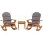 Adirondack Gartenmöbel-Set 3-teilig aus Akazienholz von , Gartensets - Ref: Foro24-3152129, Preis: 401,19 €, Rabatt: %