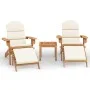 Adirondack Gartenmöbel-Set 3-teilig aus Akazienholz von , Gartensets - Ref: Foro24-3152125, Preis: 466,25 €, Rabatt: %