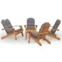 Adirondack Gartenmöbel-Set 5-teilig aus Akazienholz von , Gartensets - Ref: Foro24-3152138, Preis: 815,95 €, Rabatt: %