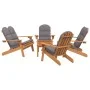 Adirondack Gartenmöbel-Set 5-teilig aus Akazienholz von , Gartensets - Ref: Foro24-3152138, Preis: 815,95 €, Rabatt: %