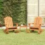Adirondack Gartenmöbel-Set 3-teilig aus Akazienholz von , Gartensets - Ref: Foro24-3152127, Preis: 286,92 €, Rabatt: %
