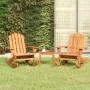 Adirondack Gartenmöbel-Set 3-teilig aus Akazienholz von , Gartensets - Ref: Foro24-3152127, Preis: 255,13 €, Rabatt: %