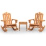 Adirondack Gartenmöbel-Set 3-teilig aus Akazienholz von , Gartensets - Ref: Foro24-3152127, Preis: 255,13 €, Rabatt: %