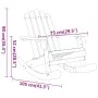 Adirondack Gartenmöbel-Set 3-teilig aus Akazienholz von , Gartensets - Ref: Foro24-3152127, Preis: 286,92 €, Rabatt: %