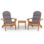 Adirondack Gartenmöbel-Set 3-teilig aus Akazienholz von , Gartensets - Ref: Foro24-3152124, Preis: 278,58 €, Rabatt: %