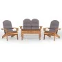 Adirondack Gartenmöbel-Set 4-teilig aus Akazienholz von , Gartensets - Ref: Foro24-3152132, Preis: 601,38 €, Rabatt: %