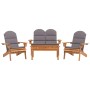Adirondack Gartenmöbel-Set 4-teilig aus Akazienholz von , Gartensets - Ref: Foro24-3152132, Preis: 618,21 €, Rabatt: %