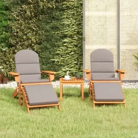 Adirondack garden furniture set 3 pieces acacia wood by , Garden sets - Ref: Foro24-3152126, Price: 437,77 €, Discount: %