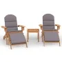 Juego de muebles de jardín Adirondack 3 piezas madera acacia de , Conjuntos de jardín - Ref: Foro24-3152126, Precio: 437,56 €...