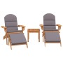 Juego de muebles de jardín Adirondack 3 piezas madera acacia de , Conjuntos de jardín - Ref: Foro24-3152126, Precio: 353,48 €...