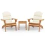 Juego de muebles de jardín Adirondack 3 piezas madera acacia de , Conjuntos de jardín - Ref: Foro24-3152123, Precio: 359,79 €...