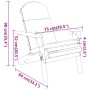 Adirondack 3-teiliges Gartenmöbel-Set aus Akazienholz von , Gartensets - Ref: Foro24-3152123, Preis: 247,65 €, Rabatt: %