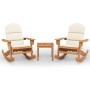 Adirondack 3-piece acacia wood garden furniture set by , Garden sets - Ref: Foro24-3152128, Price: 293,04 €, Discount: %
