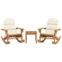 Juego de muebles de jardín Adirondack 3 piezas madera acacia de , Conjuntos de jardín - Ref: Foro24-3152128, Precio: 327,66 €...