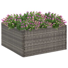 Pflanzgefäß synthetisches Rattan grau 80x80x40 cm von , Töpfe und Pflanzgefäße - Ref: Foro24-319175, Preis: 75,37 €, Rabatt: %