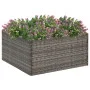 Synthetic gray rattan planter 80x80x40 cm by , Pots and planters - Ref: Foro24-319175, Price: 69,53 €, Discount: %