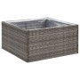 Pflanzgefäß synthetisches Rattan grau 80x80x40 cm von , Töpfe und Pflanzgefäße - Ref: Foro24-319175, Preis: 75,37 €, Rabatt: %