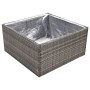 Pflanzgefäß synthetisches Rattan grau 80x80x40 cm von , Töpfe und Pflanzgefäße - Ref: Foro24-319175, Preis: 75,37 €, Rabatt: %