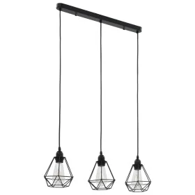 Deckenleuchte mit schwarzem Rautendesign, 3 E27-Glühbirnen von vidaXL, Lampen - Ref: Foro24-281633, Preis: 55,60 €, Rabatt: %
