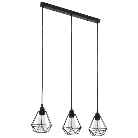 Deckenleuchte mit schwarzem Rautendesign, 3 E27-Glühbirnen von vidaXL, Lampen - Ref: Foro24-281633, Preis: 55,60 €, Rabatt: %