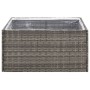Pflanzgefäß synthetisches Rattan grau 80x80x40 cm von , Töpfe und Pflanzgefäße - Ref: Foro24-319175, Preis: 75,37 €, Rabatt: %