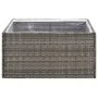 Synthetic gray rattan planter 80x80x40 cm by , Pots and planters - Ref: Foro24-319175, Price: 69,53 €, Discount: %